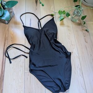 Aerie Black One-piece Swimsuit